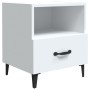 Nachttische 2 Einheiten Sperrholz weiß von vidaXL, Nachttische - Ref: Foro24-812025, Preis: 63,80 €, Rabatt: %