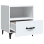 Nachttische 2 Einheiten Sperrholz weiß von vidaXL, Nachttische - Ref: Foro24-812025, Preis: 63,80 €, Rabatt: %