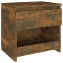 Smoked oak plywood nightstand 40x30x39cm by vidaXL, Nightstands - Ref: Foro24-815129, Price: 27,56 €, Discount: %