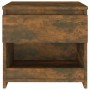 Smoked oak plywood nightstand 40x30x39cm by vidaXL, Nightstands - Ref: Foro24-815129, Price: 27,56 €, Discount: %