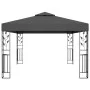 Gazebo with double roof and anthracite LED light strip 3x4 m by vidaXL, Tents and gazebos - Ref: Foro24-3070299, Price: 271,9...