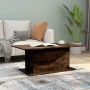 Couchtisch aus geräuchertem Eichenholzwerkstoff, 102 x 55,5 x 40 cm von vidaXL, Couchtisch - Ref: Foro24-813092, Preis: 41,62...