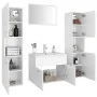 Weißes Badezimmermöbelset aus Holzwerkstoff von vidaXL, Badezimmermöbel - Ref: Foro24-3071045, Preis: 168,63 €, Rabatt: %