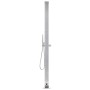 Gartendusche mit braunem Sockel 225 cm Edelstahl von vidaXL, Pool- und Spa-Zubehör - Ref: Foro24-3070777, Preis: 284,58 €, Ra...