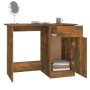 Schreibtisch aus geräuchertem Eichensperrholz, 100 x 50 x 76 cm von vidaXL, Schreibtische - Ref: Foro24-815420, Preis: 68,35 ...