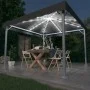 Gazebo with anthracite aluminum LED strip lights 300x300 cm by vidaXL, Tents and gazebos - Ref: Foro24-3070343, Price: 365,50...