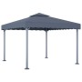 Gazebo with anthracite aluminum LED strip lights 300x300 cm by vidaXL, Tents and gazebos - Ref: Foro24-3070343, Price: 371,52...