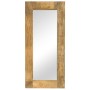 Espejo de madera maciza de mango 50x110 cm