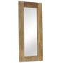 Espejo de madera maciza de mango 50x110 cm