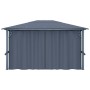 Gazebo curtain and LED light strip anthracite aluminum 400x300cm by vidaXL, Tents and gazebos - Ref: Foro24-3070336, Price: 5...