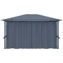 Gazebo curtain and LED light strip anthracite aluminum 400x300cm by vidaXL, Tents and gazebos - Ref: Foro24-3070336, Price: 5...