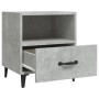 Concrete gray plywood nightstand by vidaXL, Nightstands - Ref: Foro24-812032, Price: 42,24 €, Discount: %