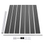 Schwarzes WPC-Zaunelement-Set 872 x 146 cm von vidaXL, Zaunpaneele - Ref: Foro24-3070462, Preis: 1,00 €, Rabatt: %