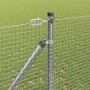 Reja con postes Plateado 1.4 x 25 m Acero