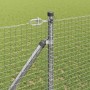 Reja con postes Plateado 1.4 x 25 m Acero