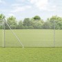 Reja con postes Plateado 1.5 x 25 m Acero