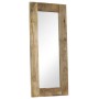 Espejo de madera maciza de mango 50x110 cm