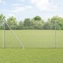 Reja con postes Plateado 1.5 x 25 m Acero