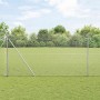 Reja con postes Plateado 1.5 x 25 m Acero