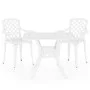 Bistro table and chairs 3-piece set, white cast aluminum by vidaXL, Garden sets - Ref: Foro24-3070588, Price: 460,76 €, Disco...