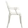 Bistro table and chairs 3-piece set, white cast aluminum by vidaXL, Garden sets - Ref: Foro24-3070588, Price: 460,76 €, Disco...