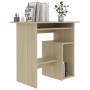 Escritorio madera contrachapada color roble Sonoma 80x45x74 cm de vidaXL, Escritorios - Ref: Foro24-801367, Precio: 69,77 €, ...