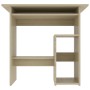 Schreibtisch aus Sonoma-Eichensperrholz, 80 x 45 x 74 cm von vidaXL, Schreibtische - Ref: Foro24-801367, Preis: 67,86 €, Raba...