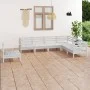 Garden furniture set 7 pieces solid white pine wood by vidaXL, Garden sets - Ref: Foro24-3083035, Price: 364,23 €, Discount: %