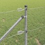 Reja con postes Plateado 0.5 x 50 m Acero