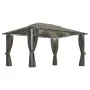 Gazebo with curtain and LED light strip, taupe aluminum, 400x300cm. by vidaXL, Tents and gazebos - Ref: Foro24-3070337, Price...