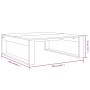 Sonoma-Couchtisch aus grauem Sperrholz, 100 x 100 x 35 cm von vidaXL, Couchtisch - Ref: Foro24-816000, Preis: 61,09 €, Rabatt: %