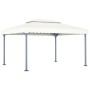 Gazebo with cream aluminum LED strip lights 400x300 cm by vidaXL, Tents and gazebos - Ref: Foro24-3070351, Price: 400,74 €, D...