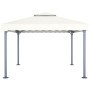 Gazebo with cream aluminum LED strip lights 400x300 cm by vidaXL, Tents and gazebos - Ref: Foro24-3070351, Price: 400,74 €, D...