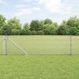 Reja con postes Plateado 0.8 x 50 m Acero