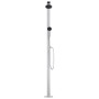 Gartendusche mit braunem Sockel 220 cm aus Aluminium von vidaXL, Pool- und Spa-Zubehör - Ref: Foro24-3070781, Preis: 274,10 €...
