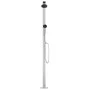 Gartendusche mit braunem Sockel 220 cm aus Aluminium von vidaXL, Pool- und Spa-Zubehör - Ref: Foro24-3070781, Preis: 268,86 €...