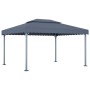Gazebo with anthracite aluminum LED strip lights 400x300 cm by vidaXL, Tents and gazebos - Ref: Foro24-3070352, Price: 416,11...