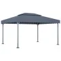 Gazebo with anthracite aluminum LED strip lights 400x300 cm by vidaXL, Tents and gazebos - Ref: Foro24-3070352, Price: 401,54...