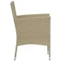 Garten-Essgruppe, 7-teilig, beiges synthetisches Rattan von vidaXL, Gartensets - Ref: Foro24-3070753, Preis: 692,00 €, Rabatt: %