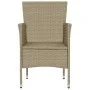 Garten-Essgruppe, 7-teilig, beiges synthetisches Rattan von vidaXL, Gartensets - Ref: Foro24-3070753, Preis: 692,00 €, Rabatt: %