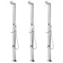 Garden shower with brown base 225 cm stainless steel by vidaXL, Pool and spa accessories - Ref: Foro24-3070787, Price: 297,95...
