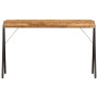 Escritorio de madera maciza de mango 118x50x75 cm
