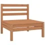 Gartenmöbel-Set 11-teilig aus massivem honigbraunem Kiefernholz von vidaXL, Gartensets - Ref: Foro24-3083217, Preis: 612,85 €...