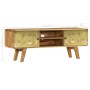 Mueble para TV de madera maciza de mango 120x30x45 cm