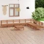 Gartenmöbel-Set 9-tlg massives Kiefernholz honigbraun von vidaXL, Gartensets - Ref: Foro24-3083112, Preis: 495,41 €, Rabatt: %
