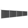 Gray WPC Fence Panel Set 699x146 cm by vidaXL, fence panels - Ref: Foro24-3070457, Price: 771,22 €, Discount: %