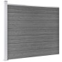 Gray WPC Fence Panel Set 699x146 cm by vidaXL, fence panels - Ref: Foro24-3070457, Price: 771,22 €, Discount: %