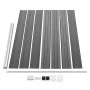 Graues WPC-Zaunplatten-Set 699 x 146 cm von vidaXL, Zaunpaneele - Ref: Foro24-3070457, Preis: 813,17 €, Rabatt: %