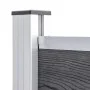 Graues WPC-Zaunplatten-Set 699 x 146 cm von vidaXL, Zaunpaneele - Ref: Foro24-3070457, Preis: 813,17 €, Rabatt: %