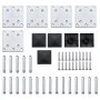 Graues WPC-Zaunplatten-Set 699 x 146 cm von vidaXL, Zaunpaneele - Ref: Foro24-3070457, Preis: 813,17 €, Rabatt: %